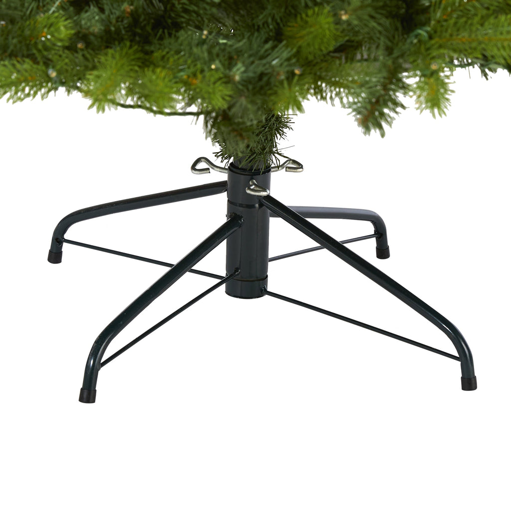 7' New Haven Spruce 'Natural Look' Artificial Christmas Tree with 500 LED Lights