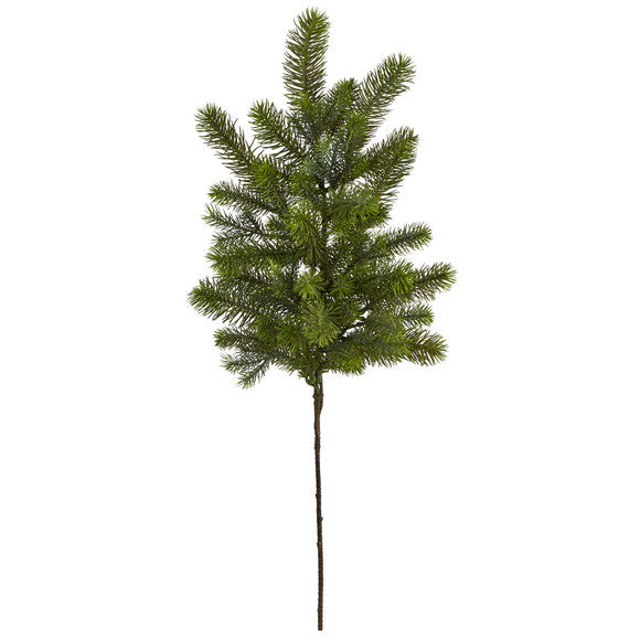 36" Pine Artificial Hanging Flower (Set of 4)