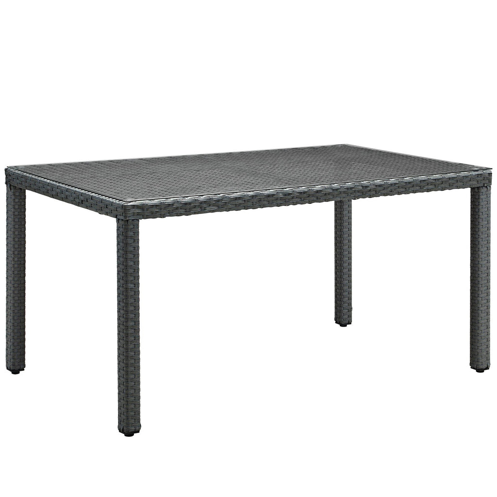 Sojourn 59" Outdoor Patio Dining Table by Modway