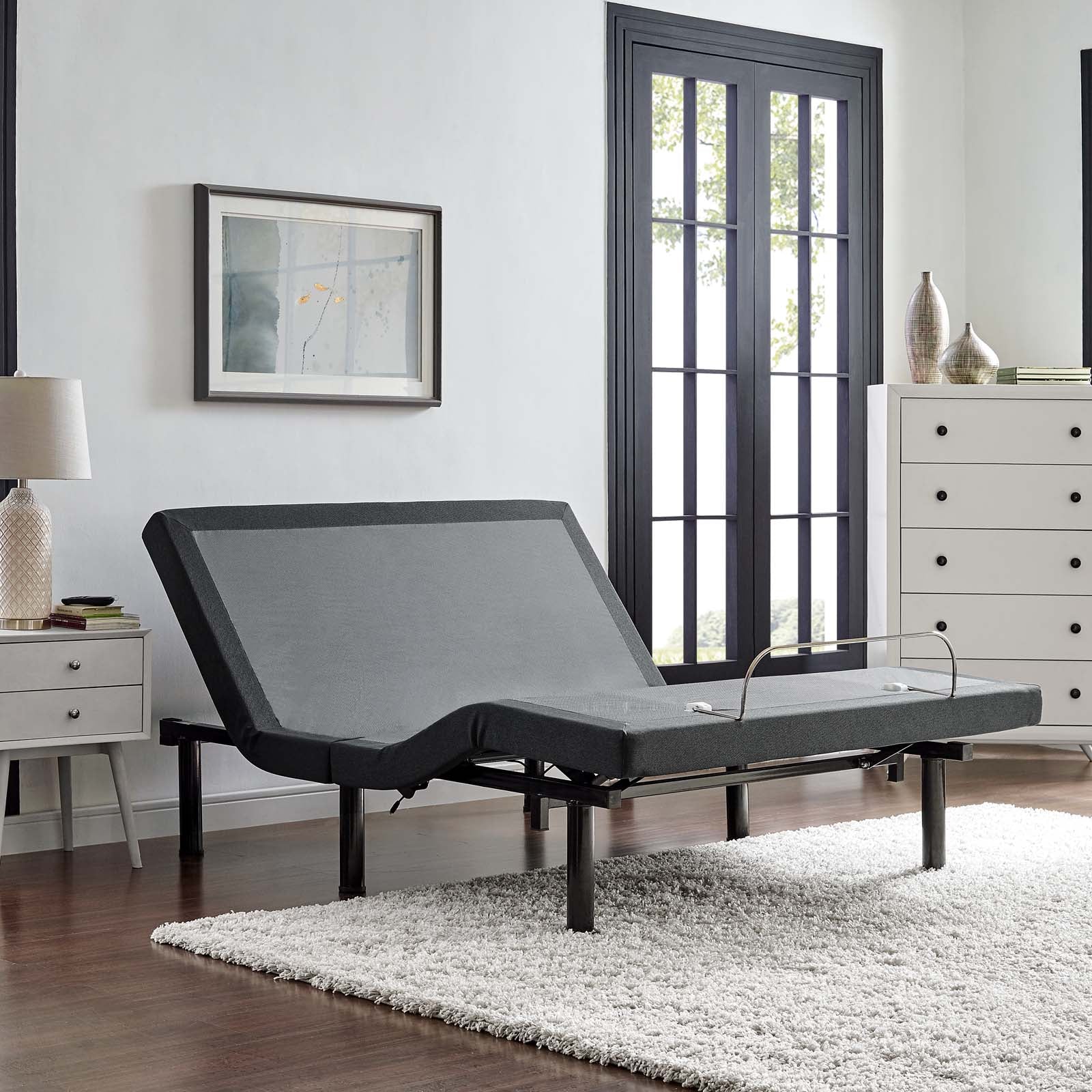 Transform Adjustable Wireless Remote Queen Bed Base by Modway