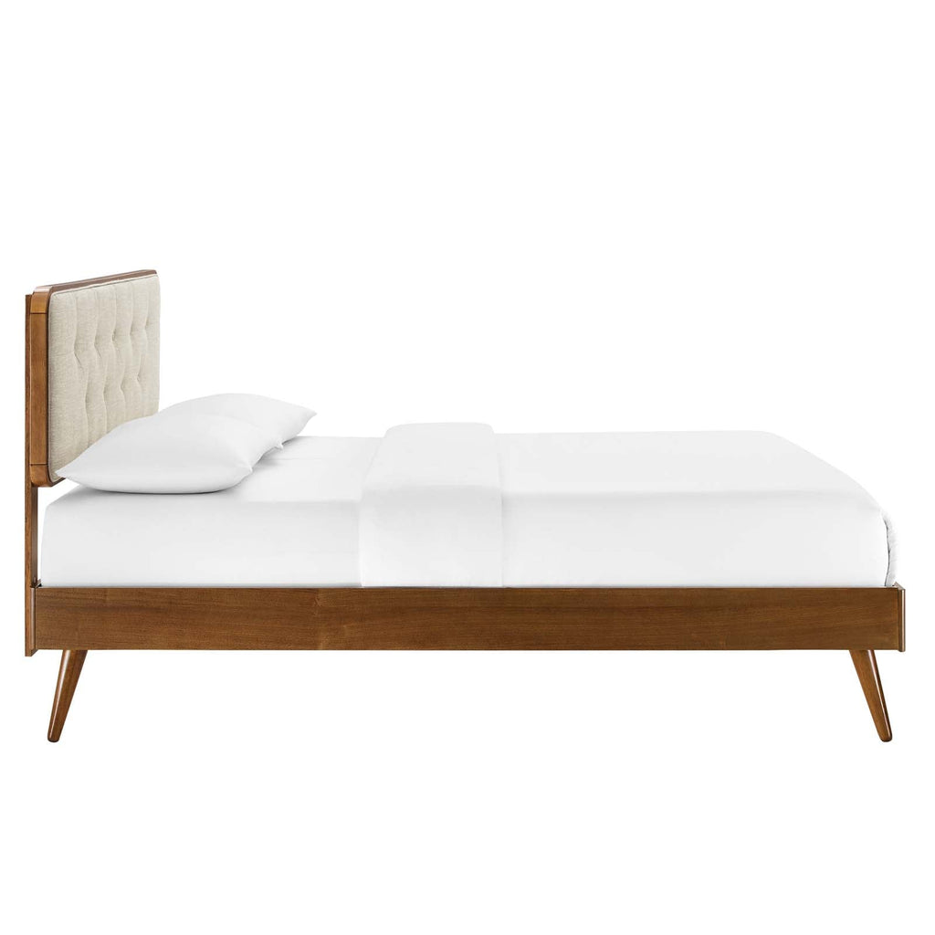 Bridgette Wood Full Platform Bed With Splayed Legs by Modway