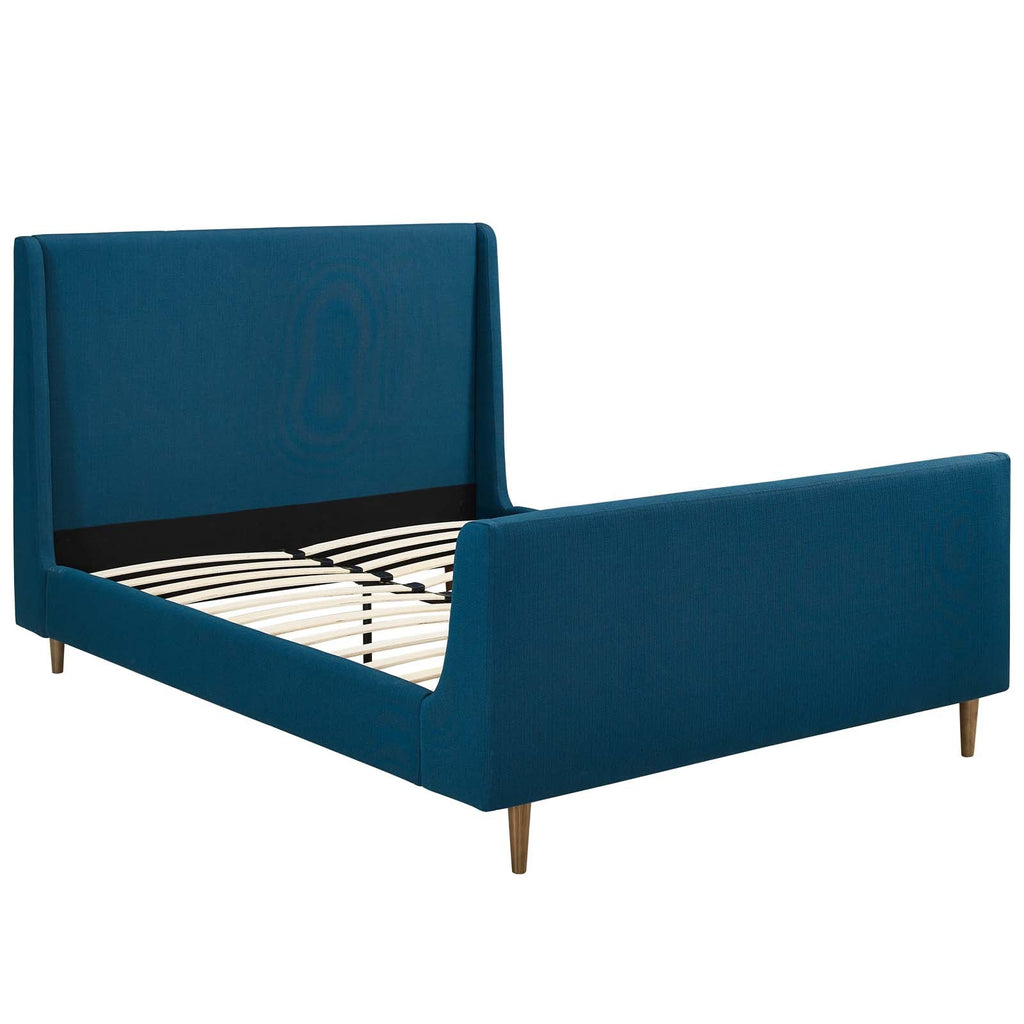 Aubree Upholstered Fabric Queen Sleigh Platform Bed by Modway