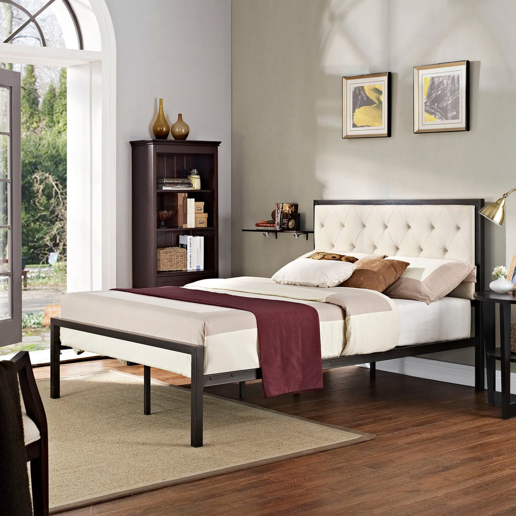 Mia Fabric Full Bed by Modway