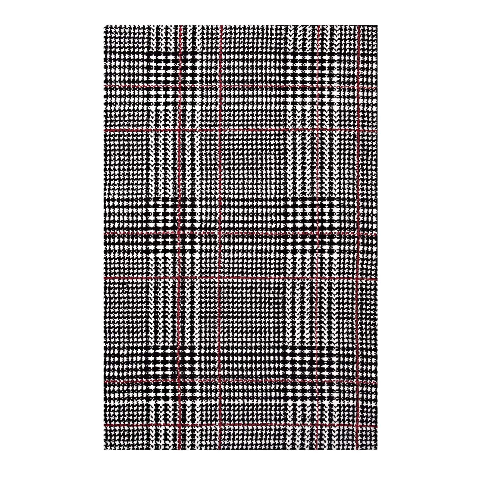 Kaja Abstract Plaid 5x8 Area Rug by Modway