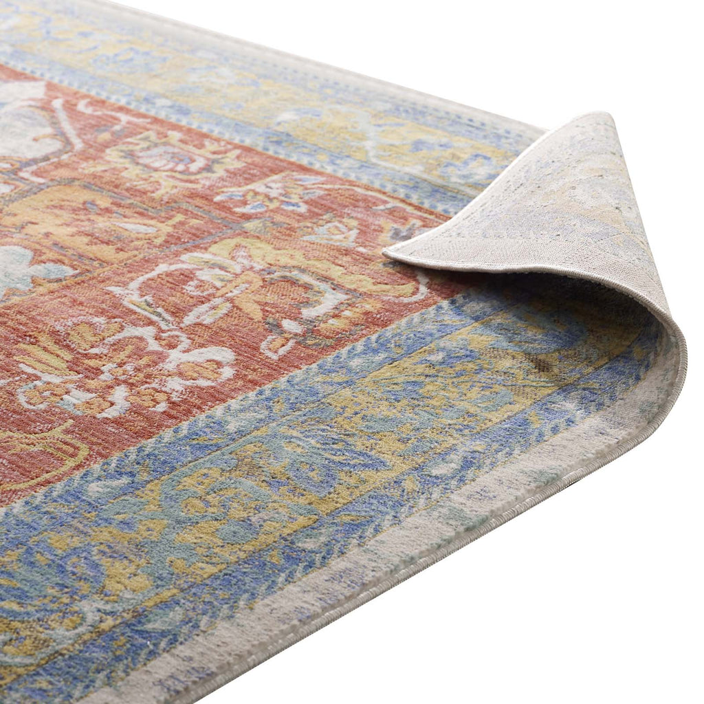 Citlali Distressed Southwestern Aztec 4x6 Area Rug by Modway