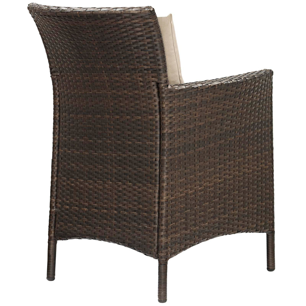 Conduit Outdoor Patio Dining Armchair Set of 2