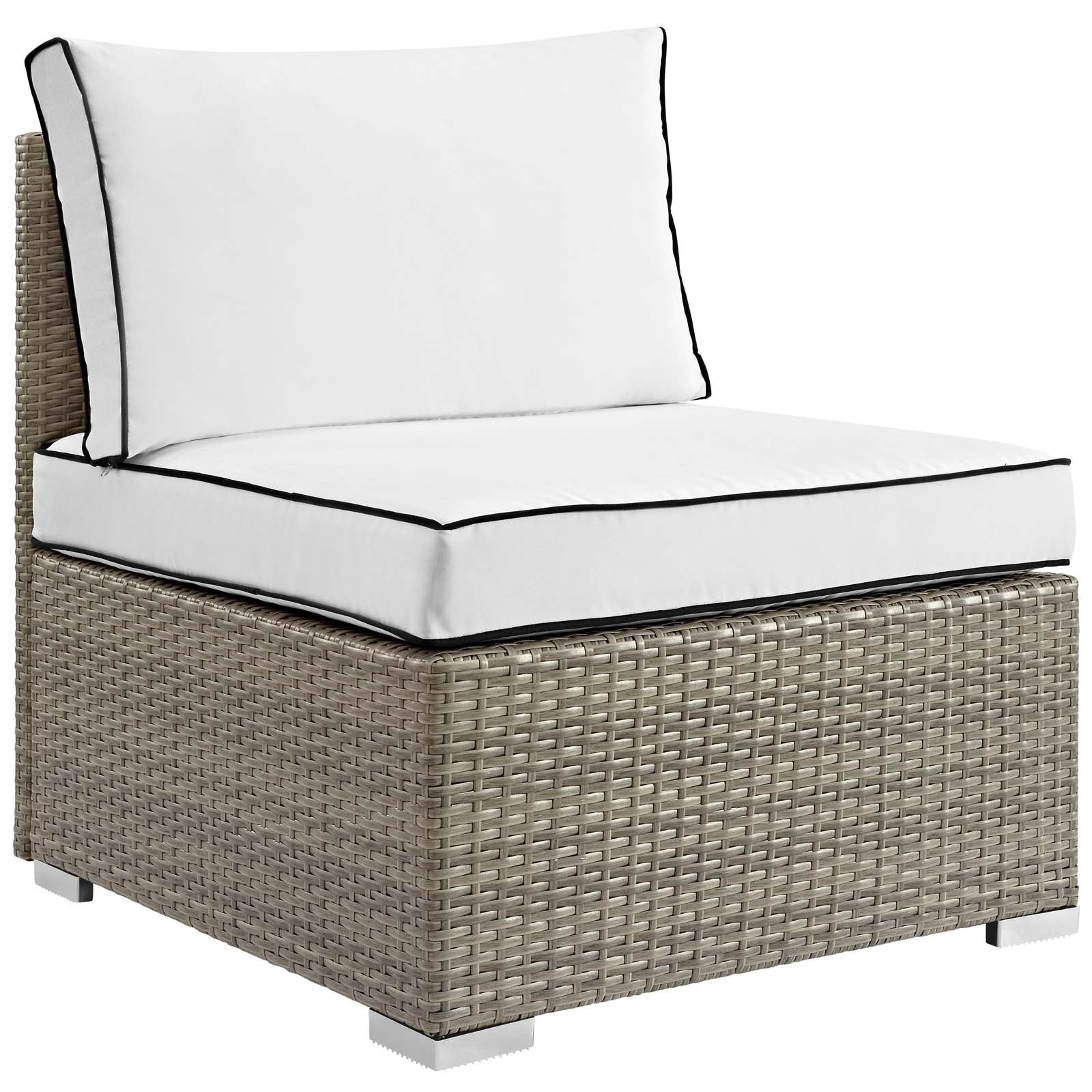 Repose Outdoor Patio Armless Chair by Modway