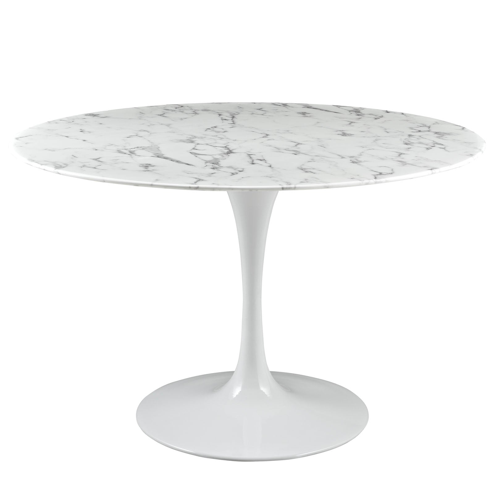 Lippa 48" Round Faux Marble Dining Table by Modway