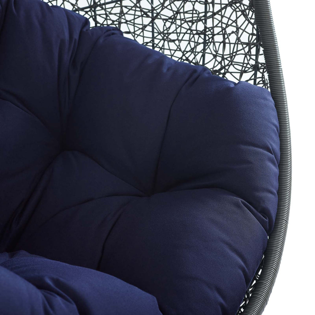 Hide Outdoor Patio Sunbrella¨ Swing Chair With Stand by Modway