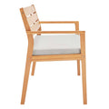 Viewscape Outdoor Patio Ash Wood Loveseat by Modway