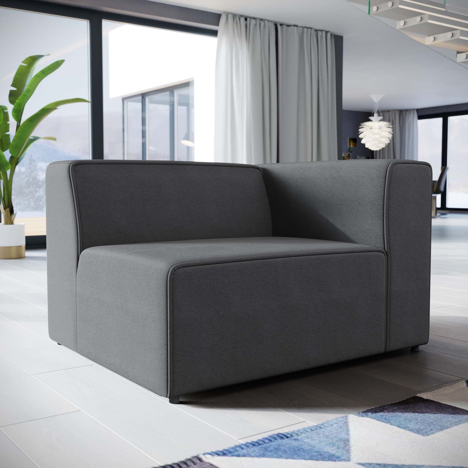 Mingle Fabric Right-Facing Sofa by Modway