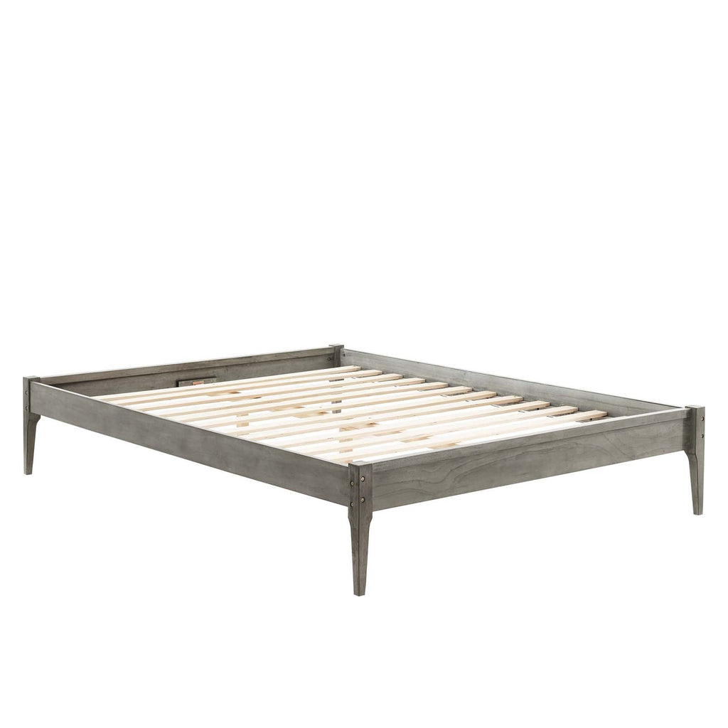 June Wood Queen Platform Bed Frame by Modway
