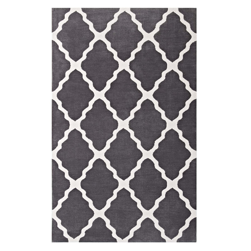 Marja Moroccan Trellis 5x8 Area Rug by Modway