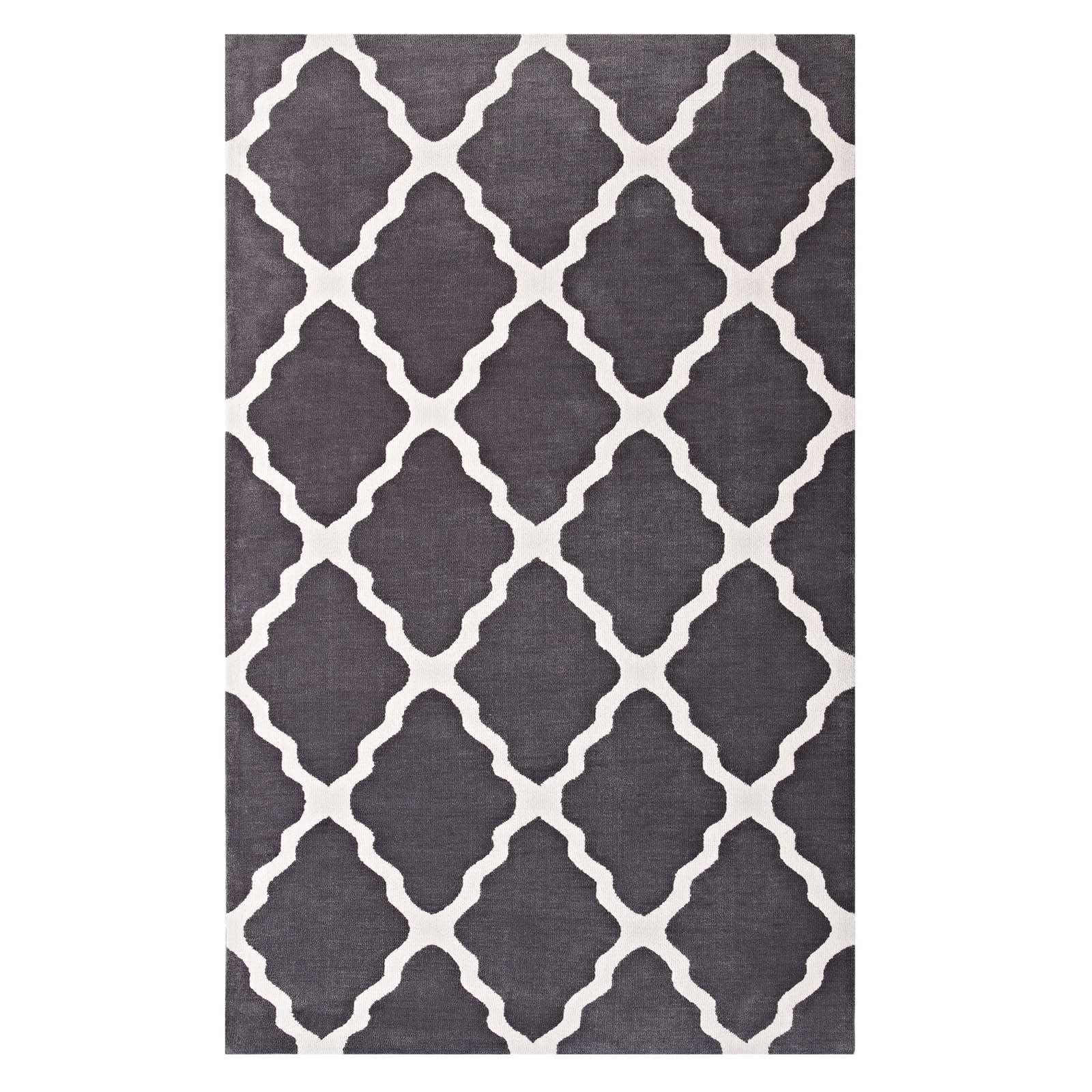 Marja Moroccan Trellis 5x8 Area Rug by Modway