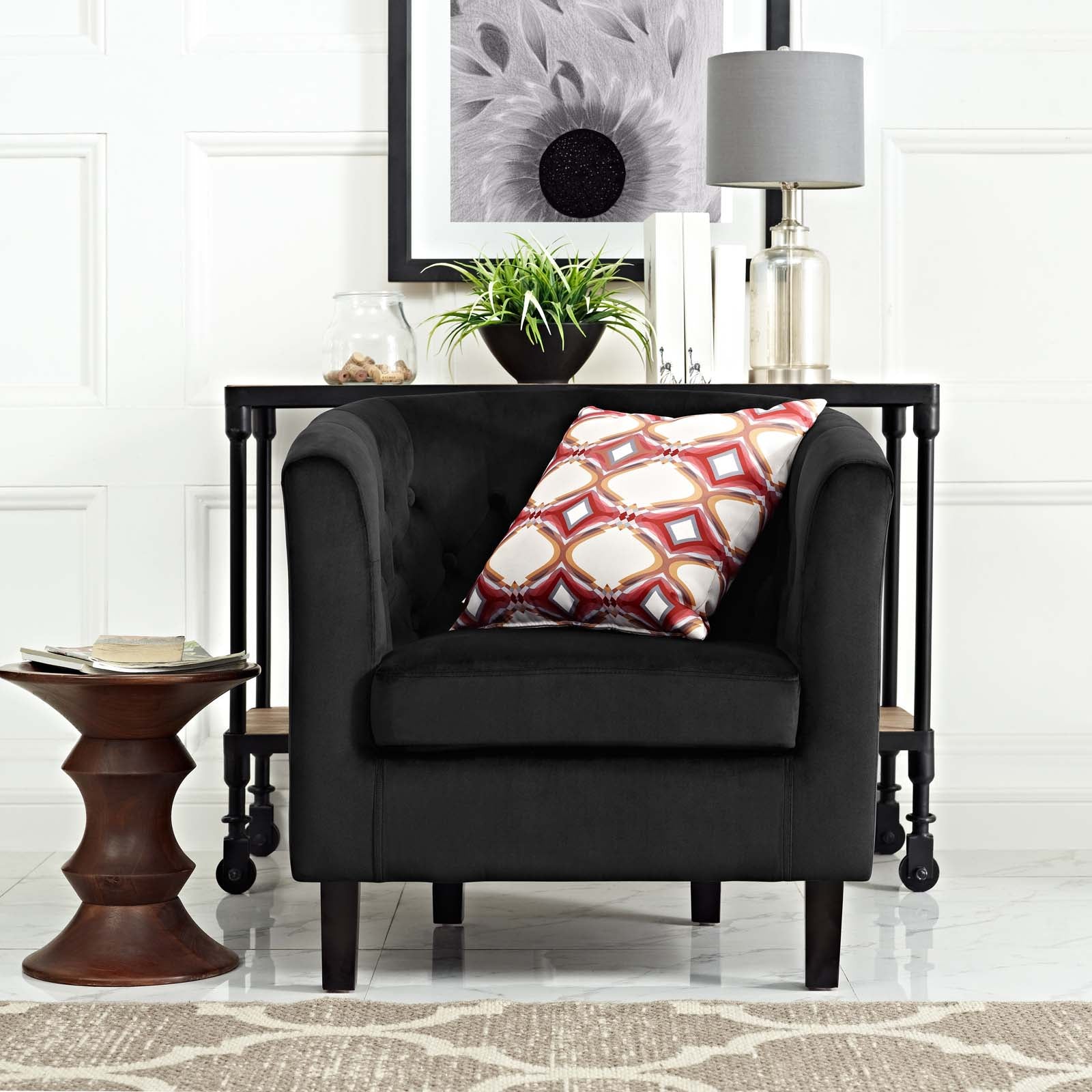 Prospect Performance Velvet Armchair by Modway