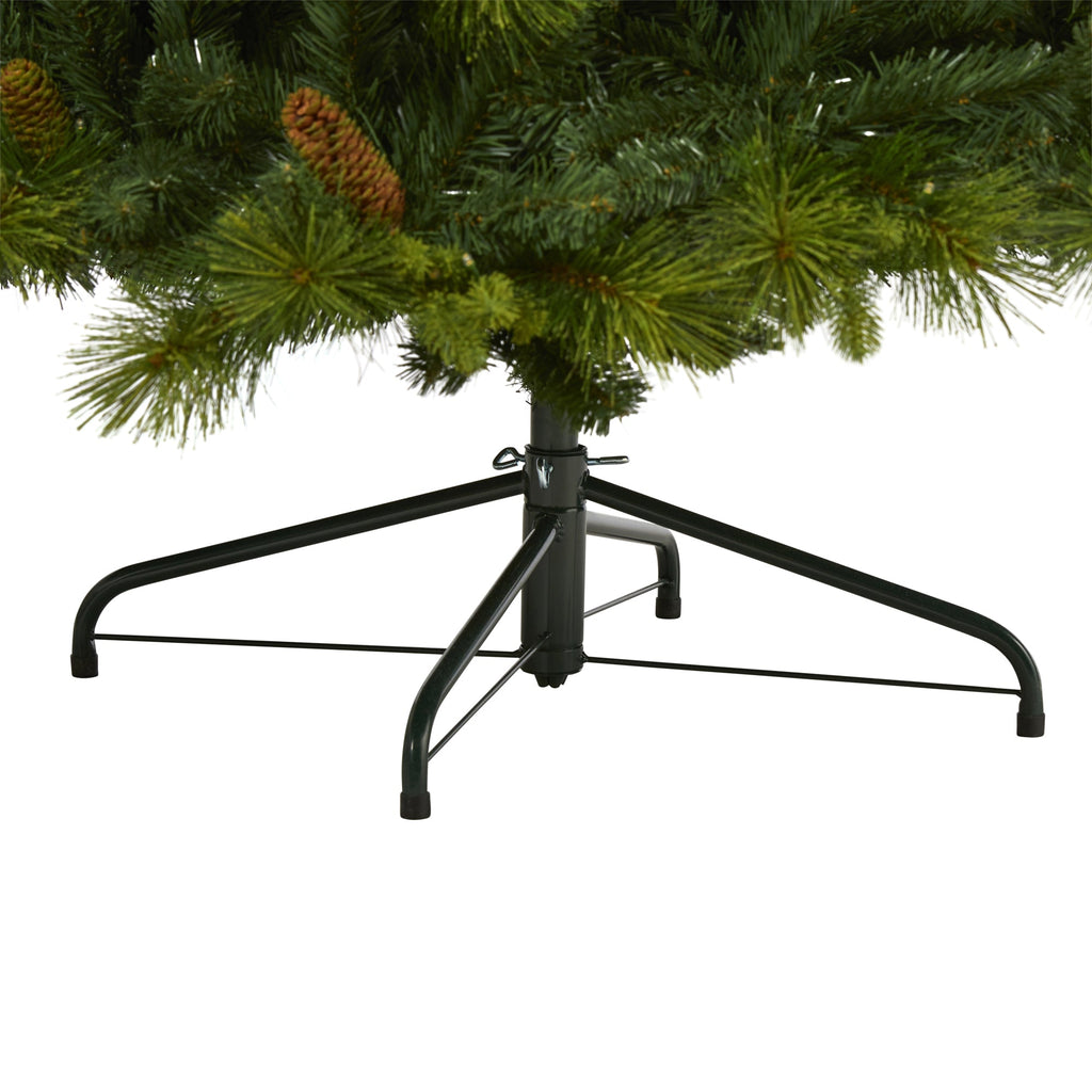 7.5' North Carolina Mixed Pine Artificial Christmas Tree w/ 470 Warm White LED