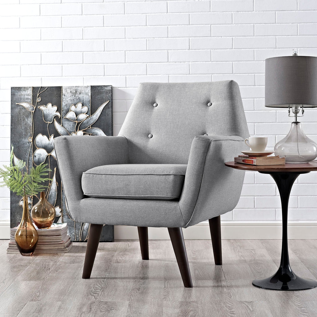 Posit Upholstered Fabric Armchair by Modway