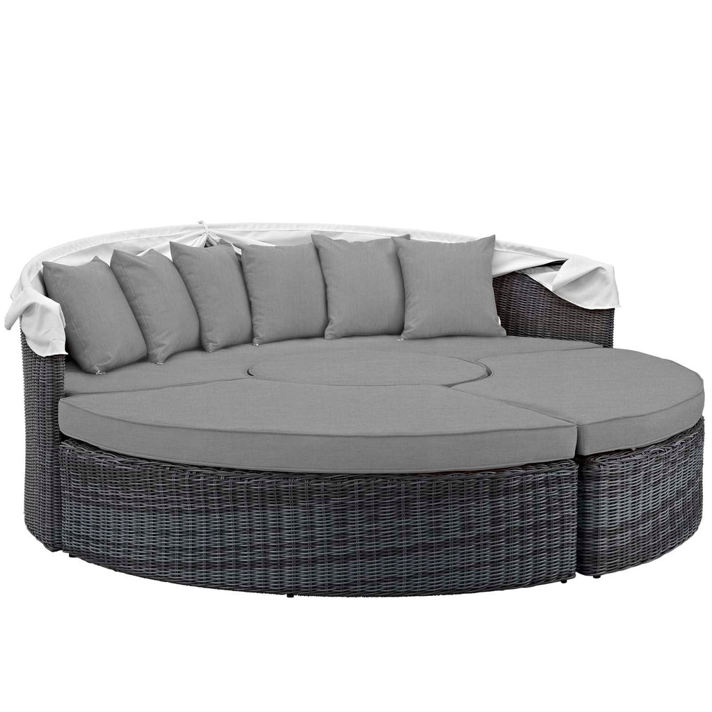 Summon Canopy Outdoor Patio Sunbrella¨ Daybed by Modway