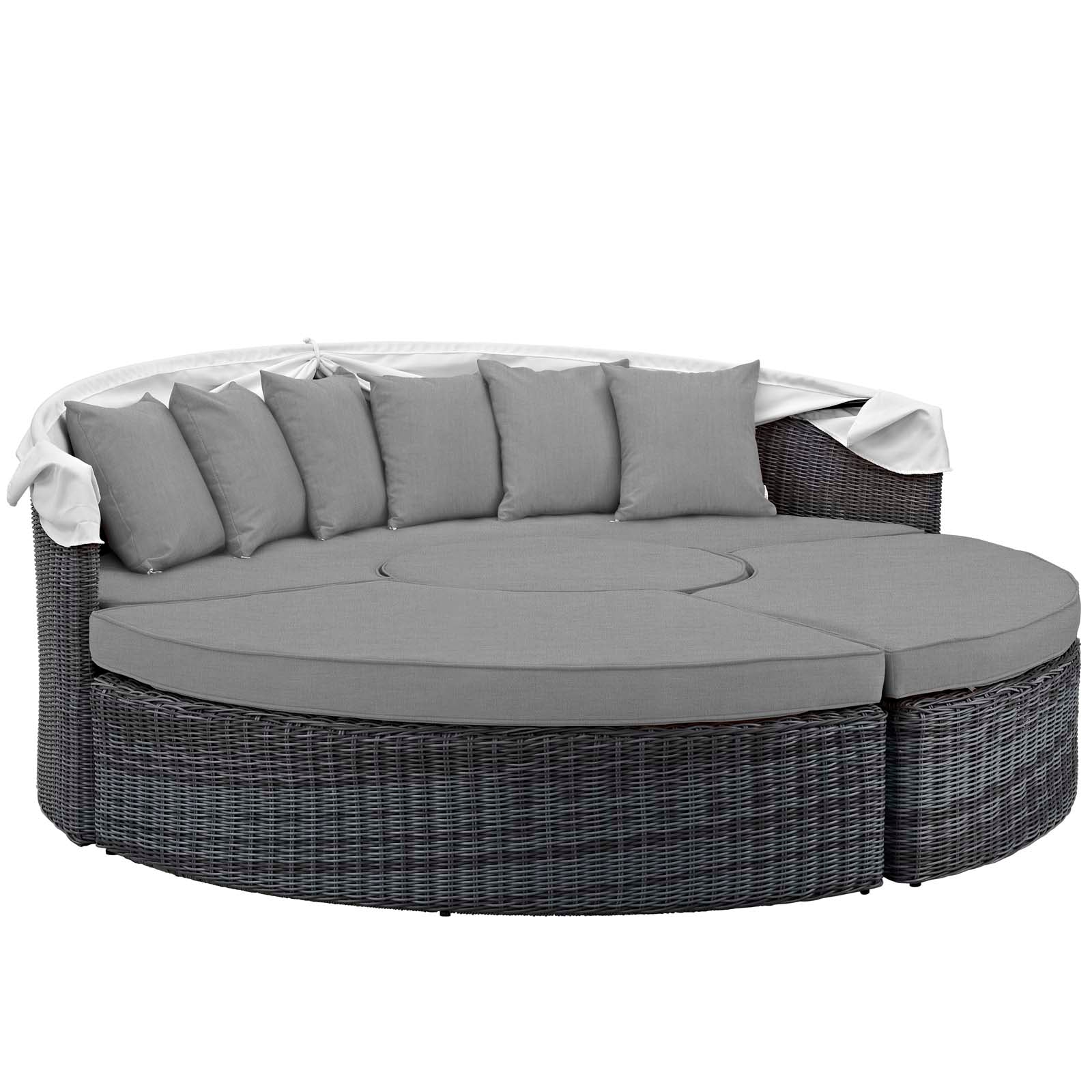 Summon Canopy Outdoor Patio Sunbrella¨ Daybed by Modway
