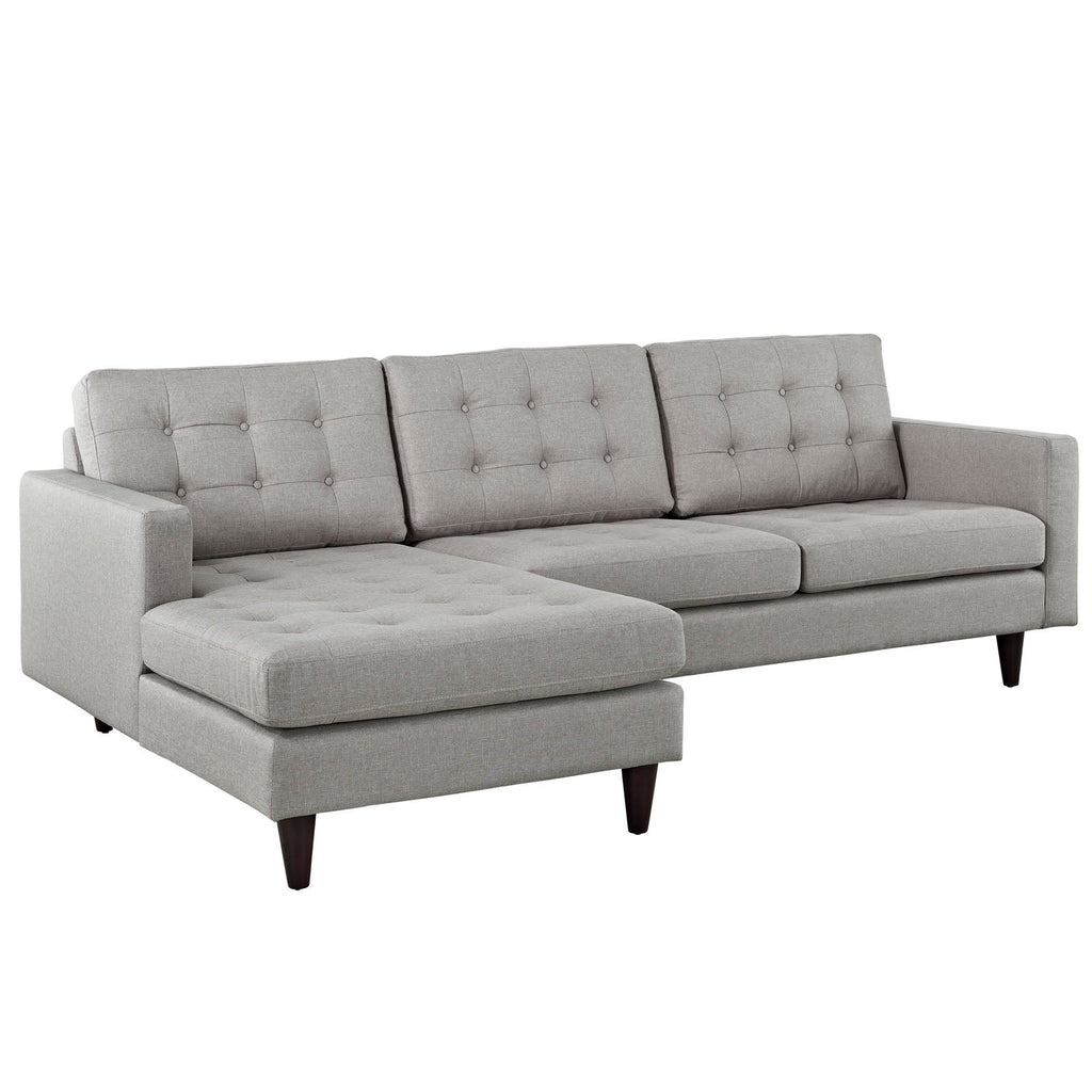 Empress Left-Facing Upholstered Fabric Sectional Sofa by Modway