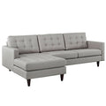 Empress Left-Facing Upholstered Fabric Sectional Sofa by Modway