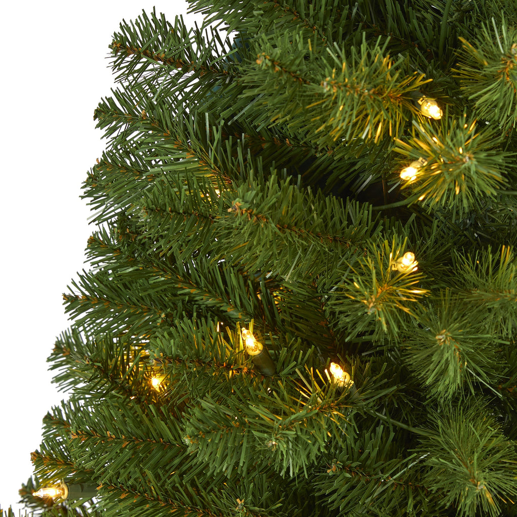 5' Virginia Fir Artificial Christmas Tree w 200 Clear Lights