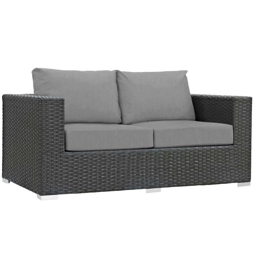 Sojourn Outdoor Patio Sunbrella¨ Loveseat by Modway