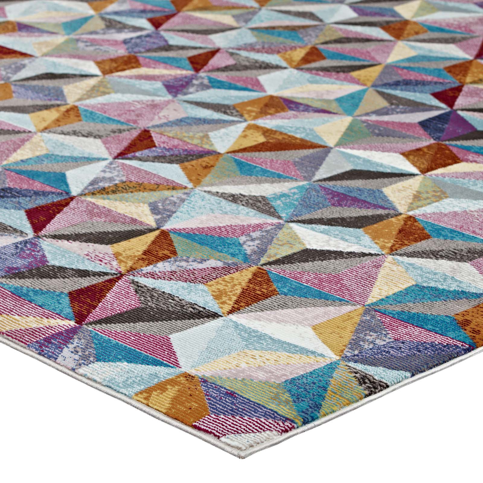 Arisa Geometric Hexagon Mosaic 5x8 Area Rug by Modway