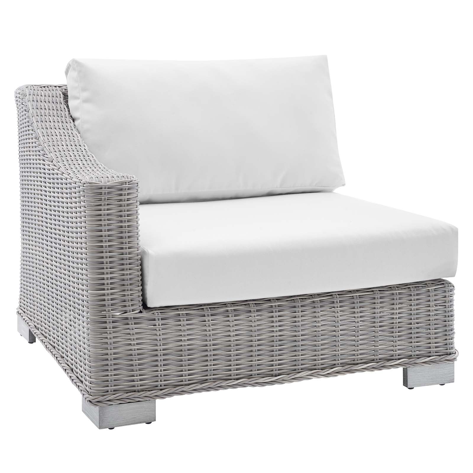 Conway Sunbrella¨ Outdoor Patio Wicker Rattan Left-Arm Chair by Modway