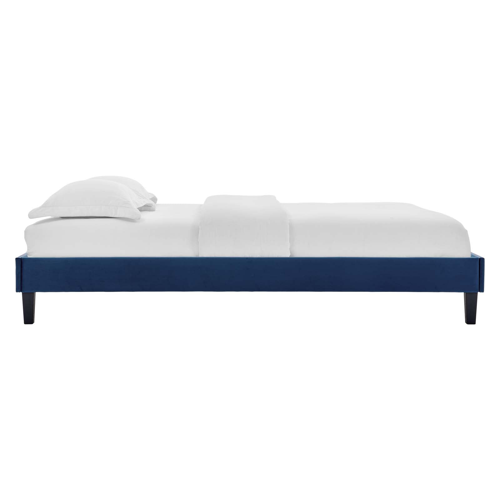 Reign Performance Velvet Queen Platform Bed Frame by Modway