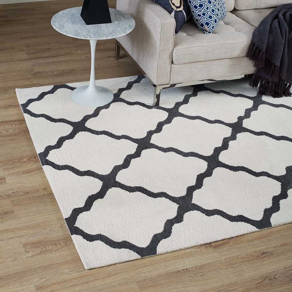 Marja Moroccan Trellis 5x8 Area Rug by Modway