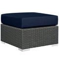 Sojourn Outdoor Patio Sunbrella¨ Ottoman by Modway