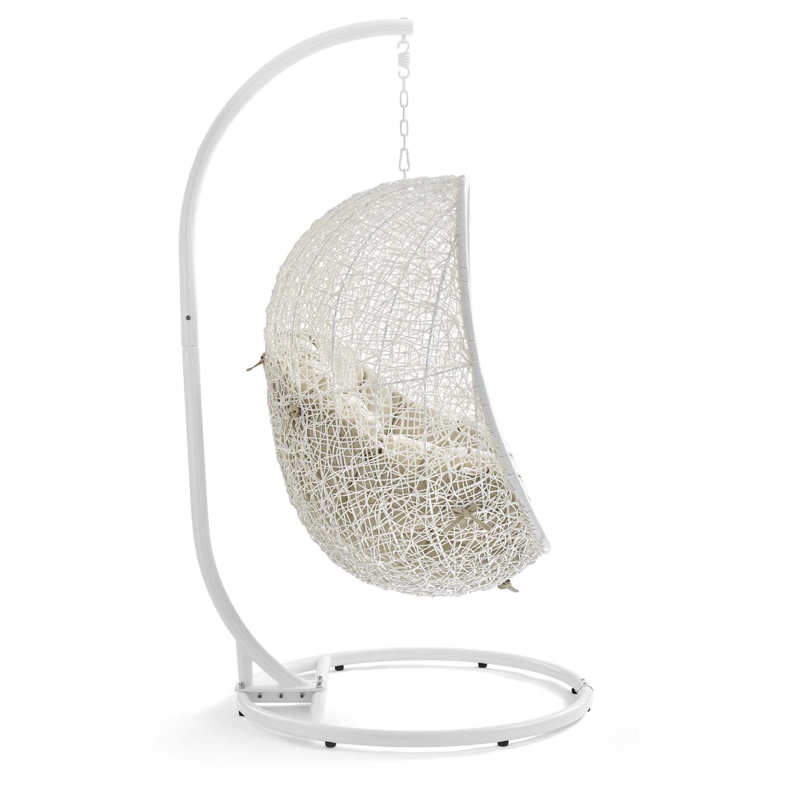 Hide Outdoor Patio Sunbrella¨ Swing Chair With Stand by Modway