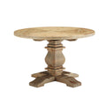 Column 47" Round Pine Wood Dining Table by Modway