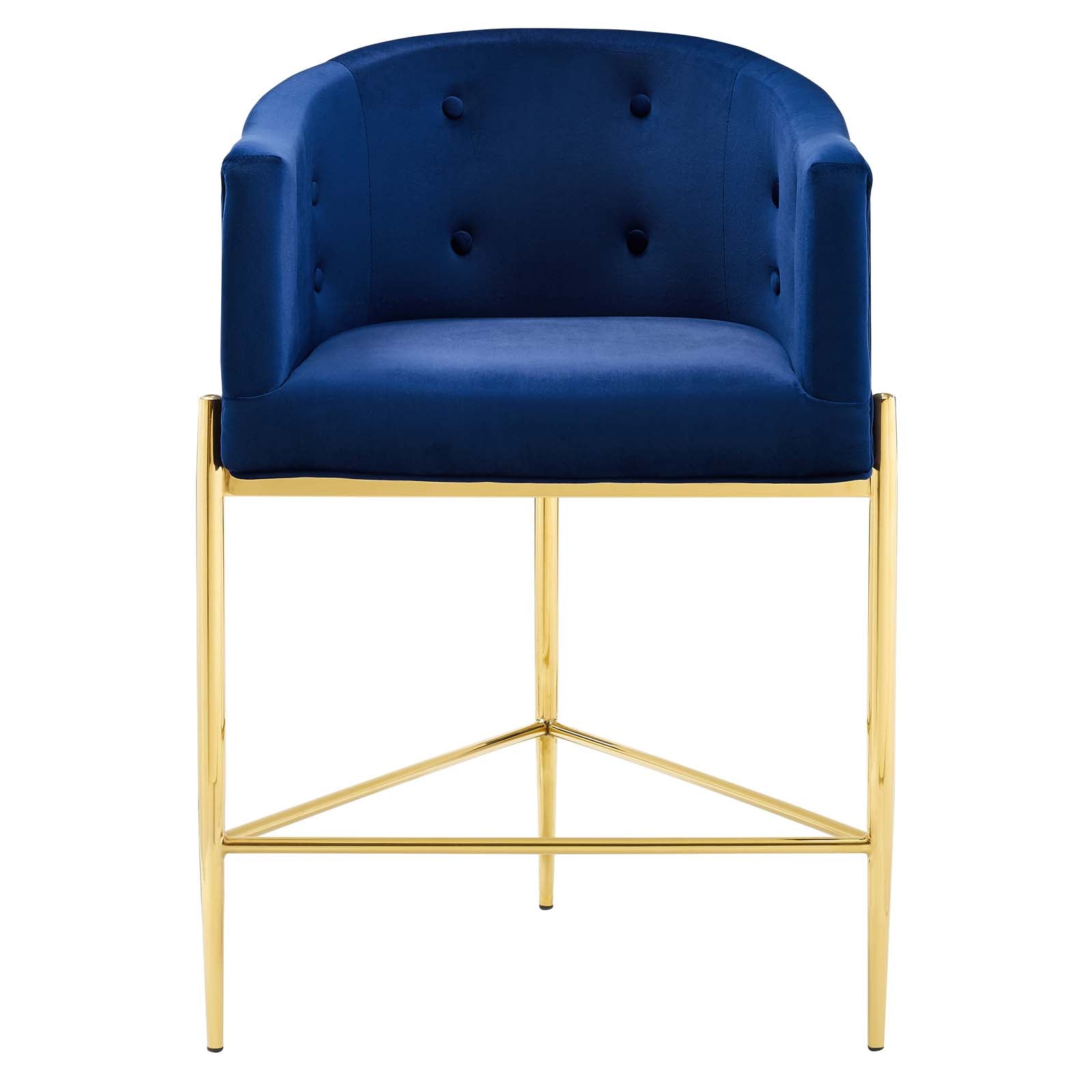 Savour Tufted Performance Velvet Counter Stool Set of 2 by Modway