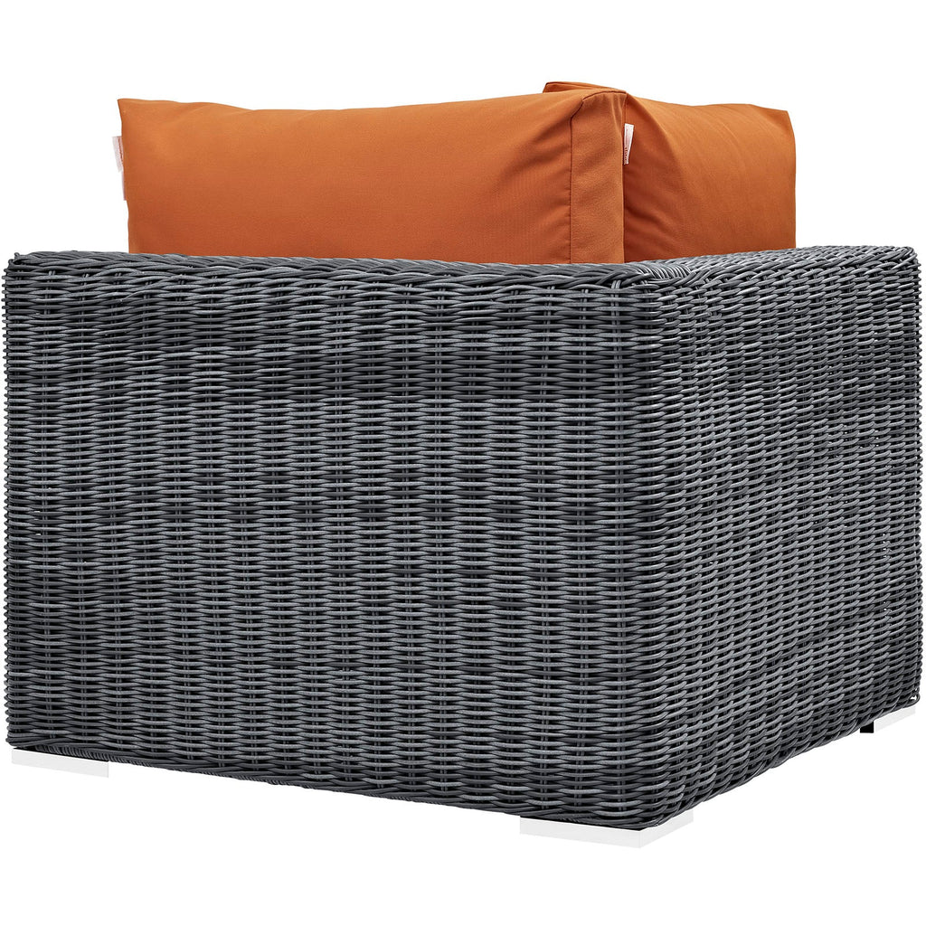 Summon Outdoor Patio Sunbrella¨ Corner by Modway