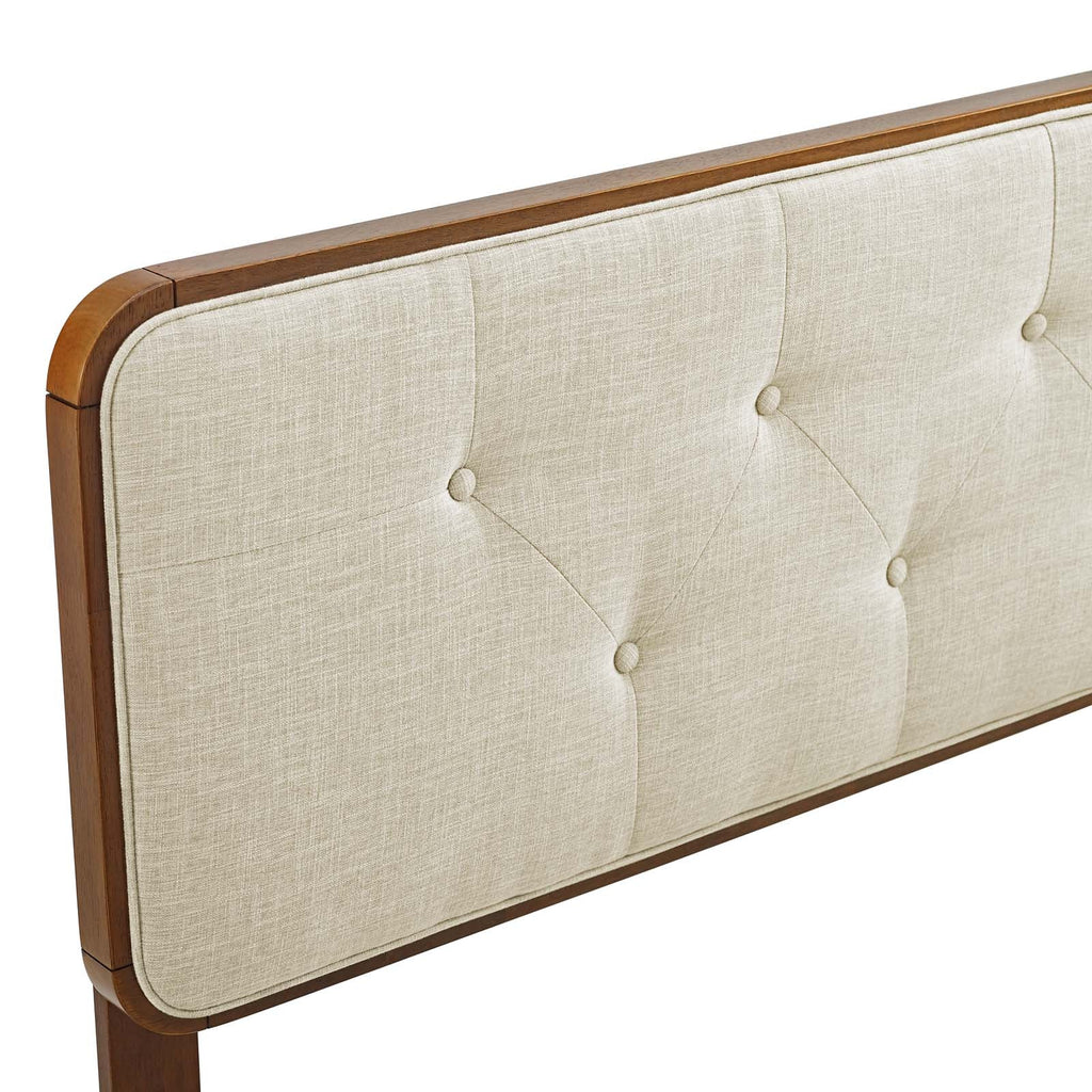 Collins Tufted Fabric and Wood Full Headboard by Modway