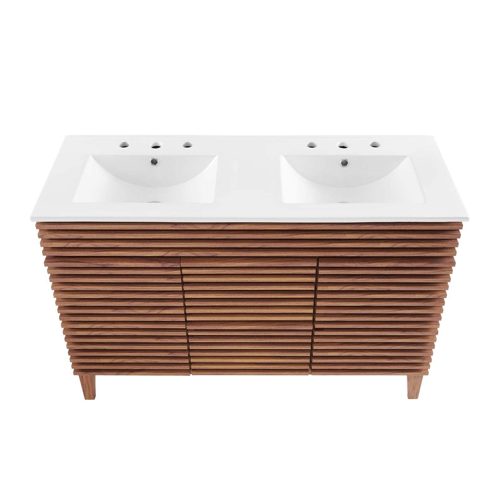Render 48" Double Sink Bathroom Vanity by Modway