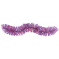 6' Pink Artificial Christmas Garland with 50 White Warm Lights