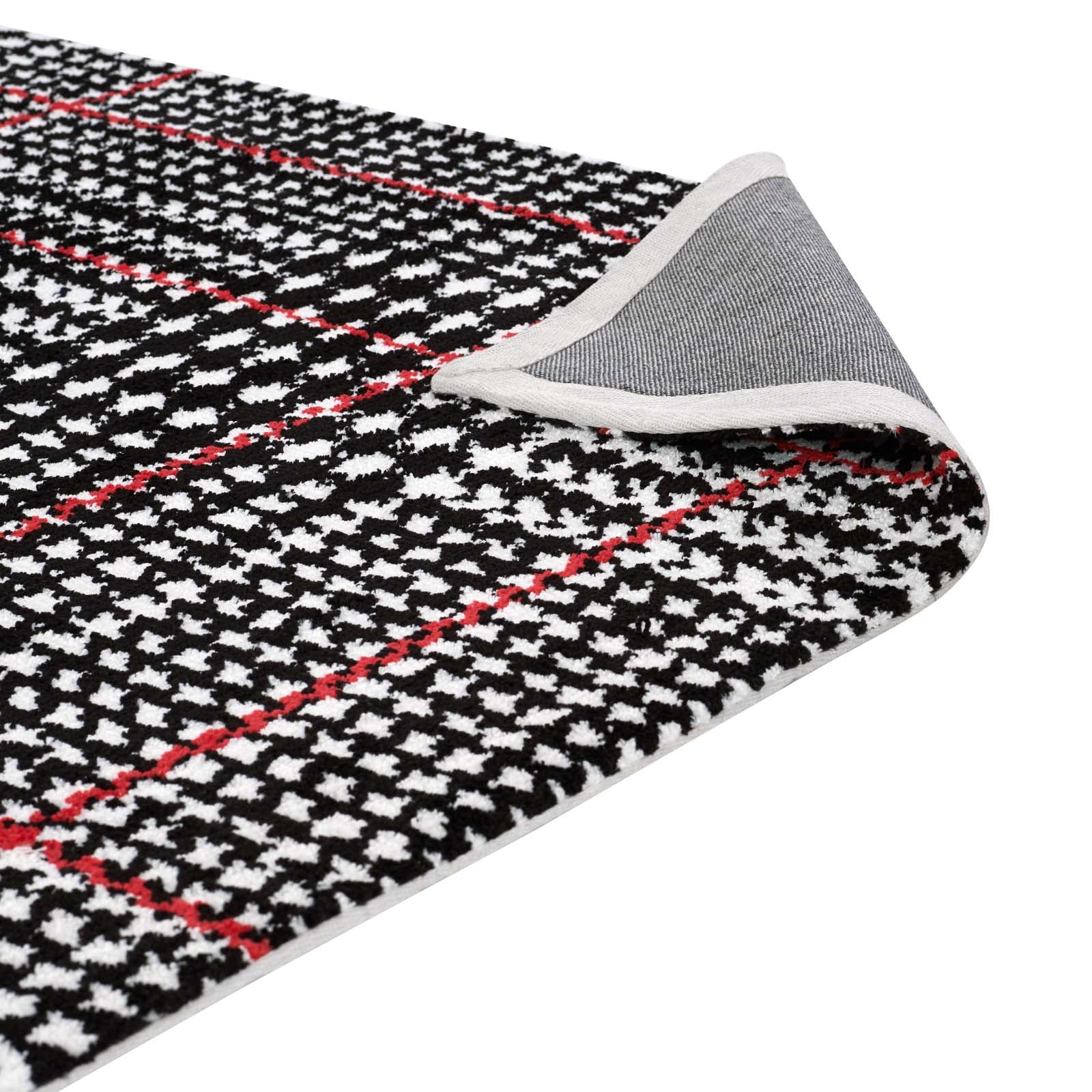 Kaja Abstract Plaid 5x8 Area Rug by Modway