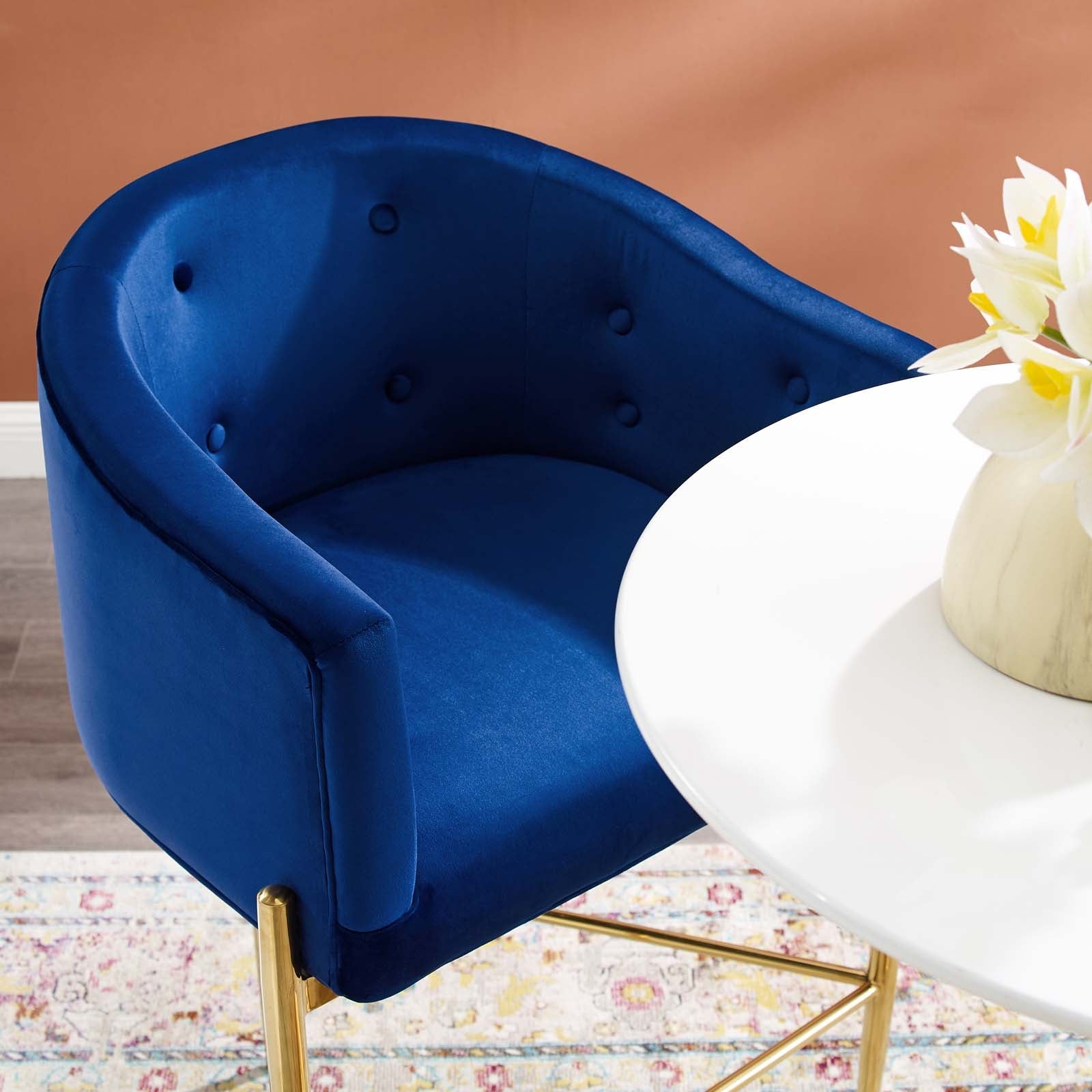 Savour Tufted Performance Velvet Bar Stool by Modway