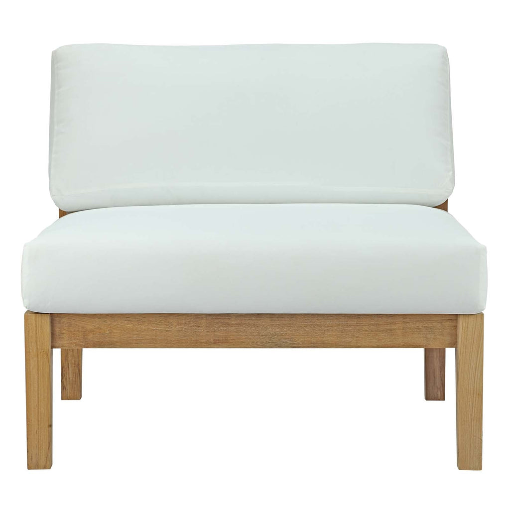 Bayport Outdoor Patio Teak Armless by Modway
