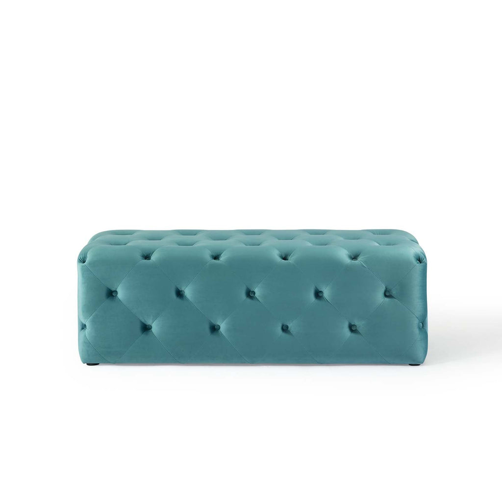 Amour 48" Tufted Button Entryway Performance Velvet Bench by Modway