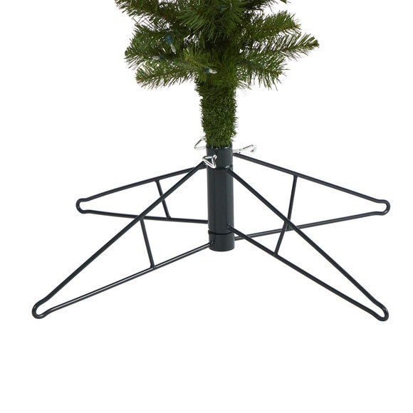 8' Sun Valley Spruce Upside Down Artificial Christmas Tree
