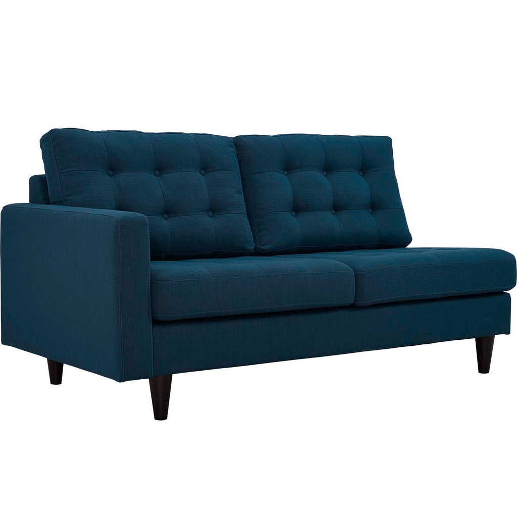 Empress Left-Facing Upholstered Fabric Loveseat by Modway