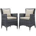 Summon 2 Piece Outdoor Patio Sunbrella¨ Dining Set by Modway