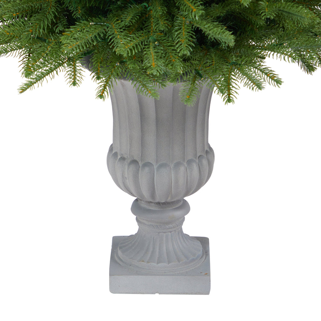 4.5' Vancouver Fir 'Natural Look' Artificial Christmas Tree w/ 250 Clear LED
