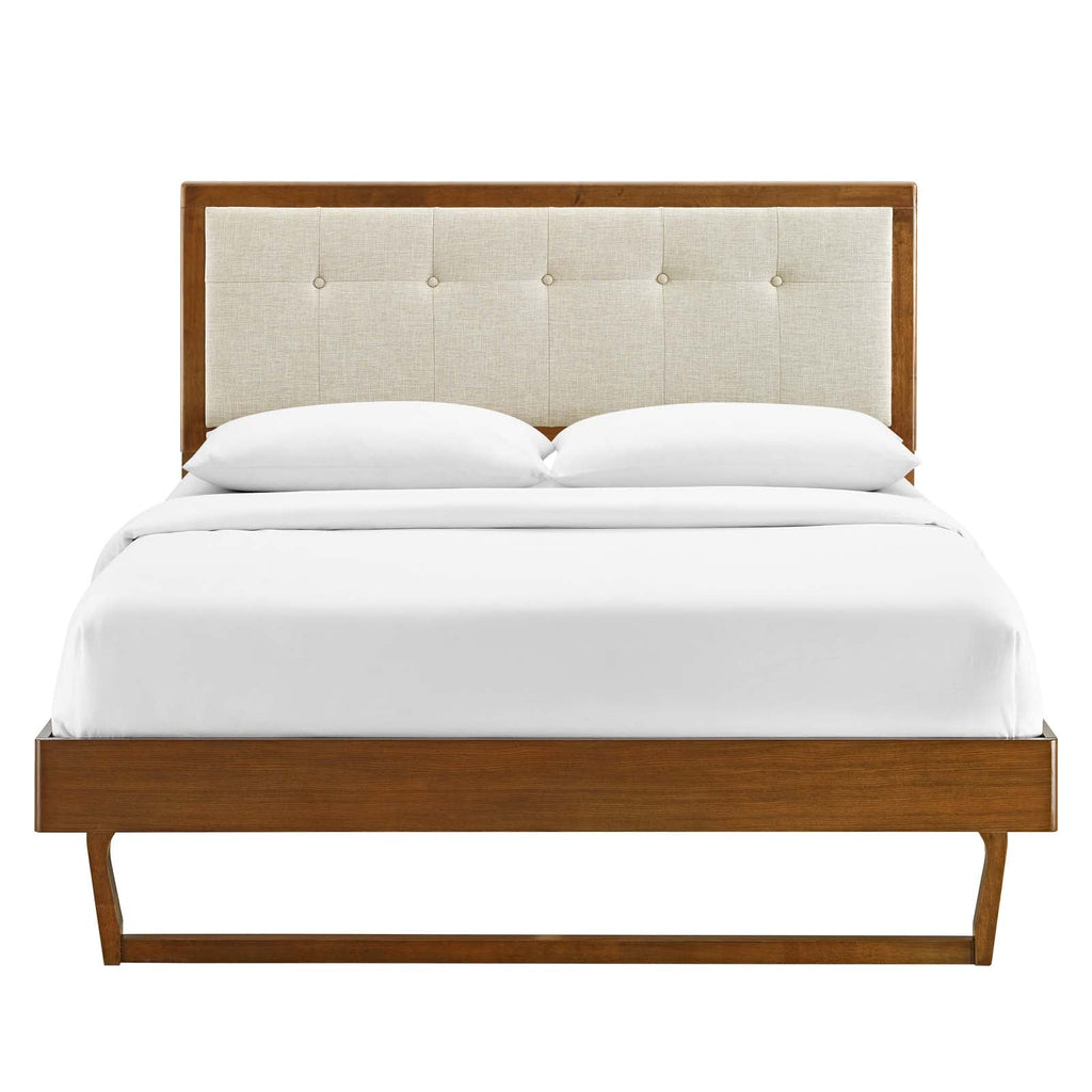 Willow Wood Full Platform Bed With Angular Frame by Modway