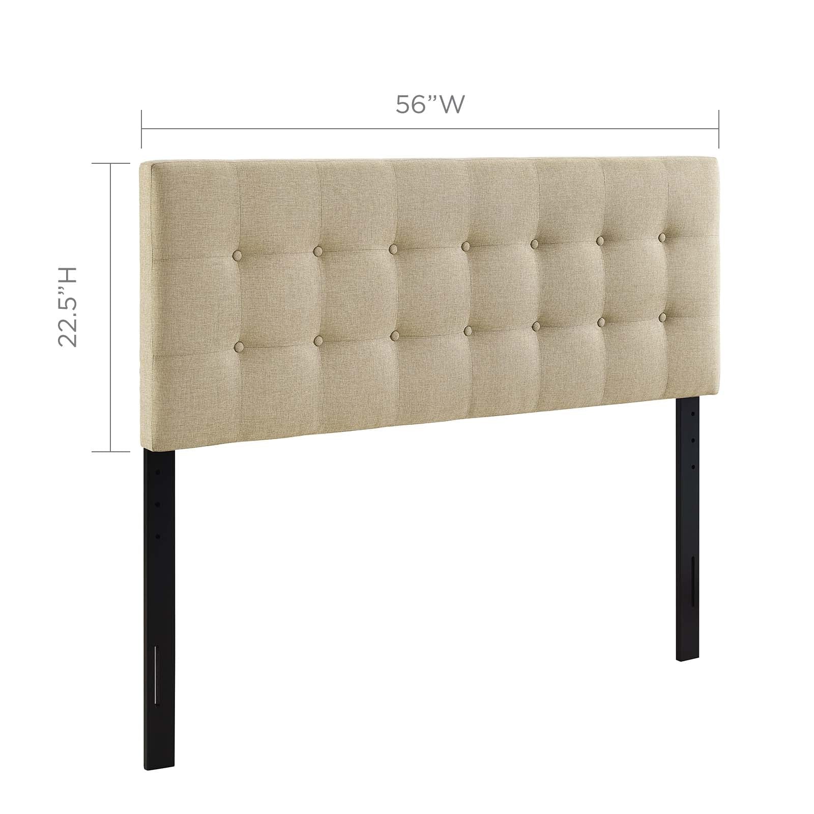 Emily Upholstered Fabric Full Headboard by Modway