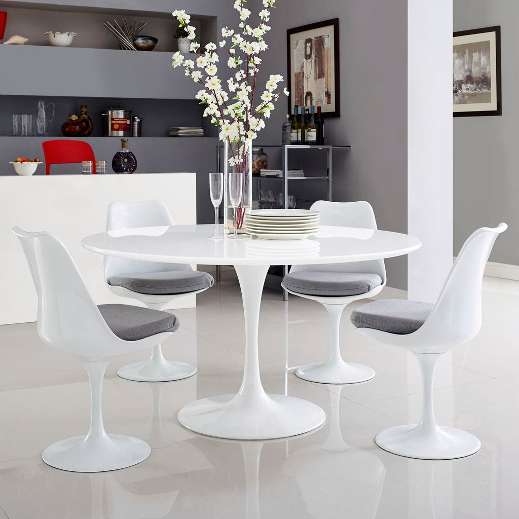 Lippa 54" Round Wood Dining Table by Modway